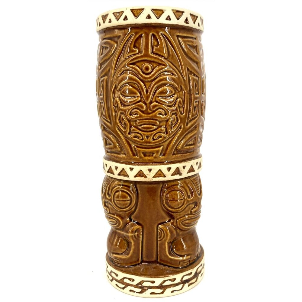 Tiki Mug Nari Rani Marquesan Tiki Farm Flounder Ceramic 2000-2015 8" Tall - Picture 3 of 8